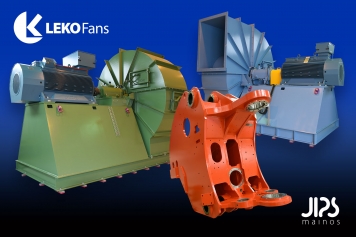 LEKO Fans | Tuotekuvaus suoritettiin konepajassa kohteen suuren koon vuoksi ilman lisävalomahdollisuutta. Kuvaustyöhön vaikutti haasteellinen valaistus ja tehdashallin muu toiminta. Työturvallisuuden vuoksi kuvaajalla on tarvittavat turvavarusteet ja hän on saanut työpaikan turvaopastuksen. Kuvankäsittelyssä tuote irrotetaan ympäristöstä, kuvaan kuulumattomat elementit poistetaan ja väritys tasataan. Digitaalinen markkinointi, tuotantokuvaus, työturvallisuus.