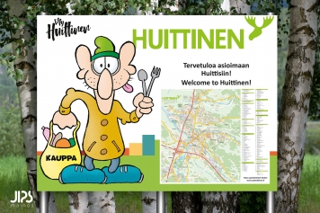 Suurkuva | Huittinen - infotaulut, suurkuvatuloseet