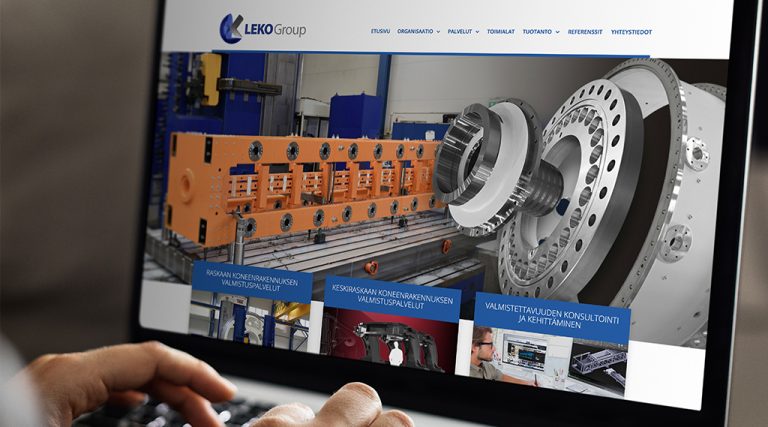 Uudistettu konsernisivusto Leko Groupille lekogroup